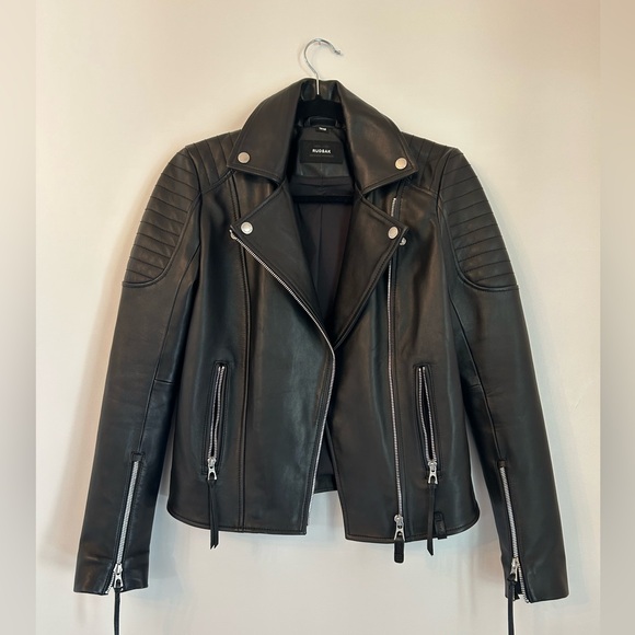 RUDSAK WOMANS MOTO LEATHER JACKET - Picture 1 of 5